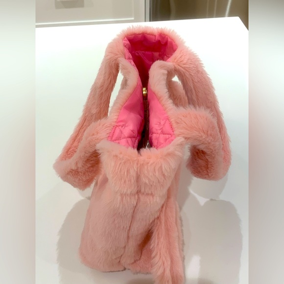 🎀🩷🧸 New Cute 🩷 My Melody Faux Fur Small Tote Bag 🧸🩷🎀 - Picture 8 of 11